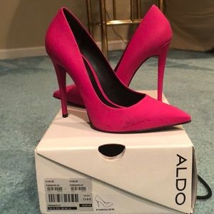 Hot Pink Aldo Heels. Size 8